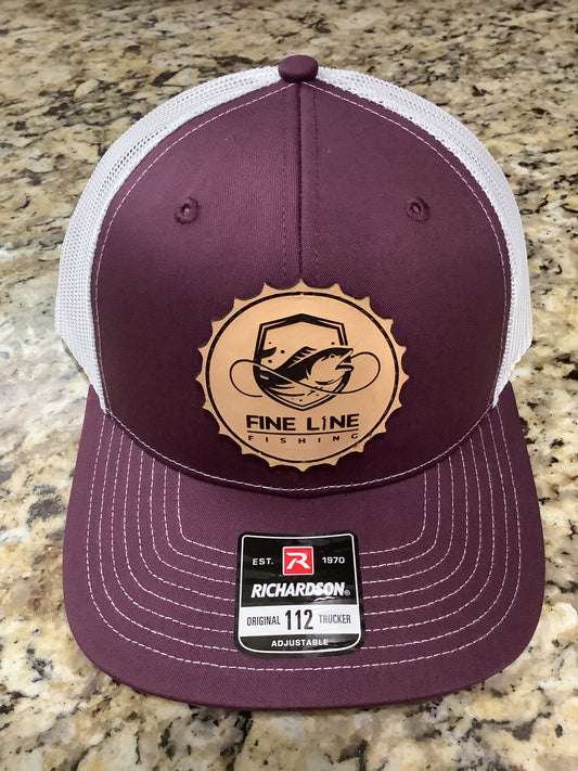 Fine Line Fishing Bulldog Maroon